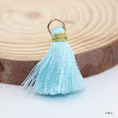 10-50 gab Zelta zīda Gredzens Amatniecība Pušķis Apdare Sieviešu Auskari Rotaslietas Dekors Kulons DIY Grāmatzīmes Atslēgu piekariņi Piekaramie bārkstis Aksesuāri