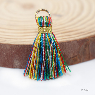 10-50 gab Zelta zīda Gredzens Amatniecība Pušķis Apdare Sieviešu Auskari Rotaslietas Dekors Kulons DIY Grāmatzīmes Atslēgu piekariņi Piekaramie bārkstis Aksesuāri