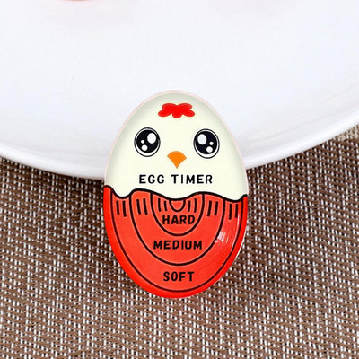 Cronometru pentru ouă Fără BPA Memento ecologic pentru ou fiert Indicator de schimbare a culorii ouălor fierte moale Termometru pentru ou Uz casnic