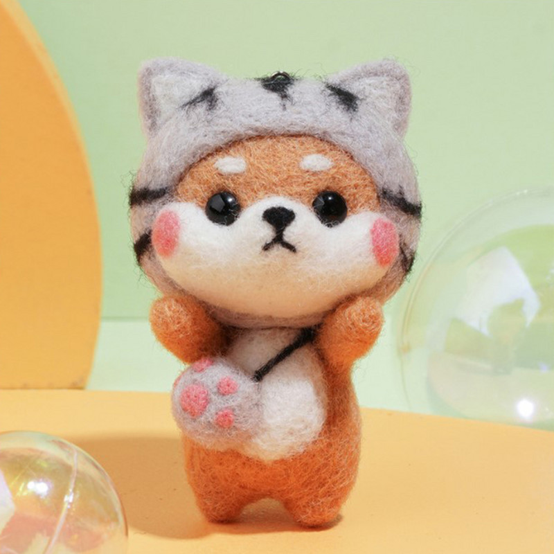 Vėlimas adatomis Vilnos vilnos vėlimo rinkinys Adatų vėlimo pagrindiniai įrankiai pradedantiesiems vėlimo „pasidaryk pats“ amatams Tinkama dovana vaikams Kalėdoms