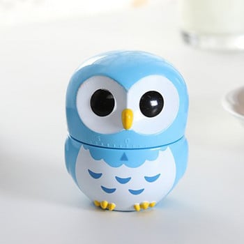 Cartoon Owl Learning Mechanical Timer 60 Minuts Κουζίνα Μαγειρική Φούρνος Μηχανικό χρονόμετρο Ρολόι αντίστροφης μέτρησης Διακόσμηση σπιτιού