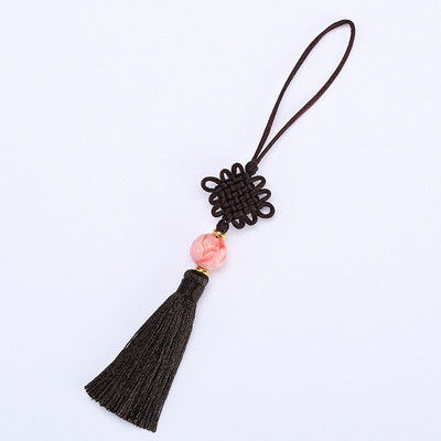 2Gb Augstas kvalitātes lotosa ziedu krelles ķīniešu mezgli pušķi DIY rotaslietas aizkaru soma Dekoratīvie aksesuāri Kulonu amatniecības pušķi