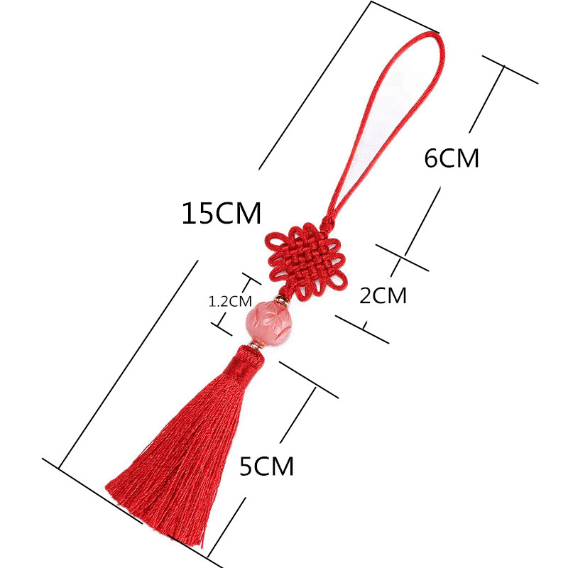 2Gb Augstas kvalitātes lotosa ziedu krelles ķīniešu mezgli pušķi DIY rotaslietas aizkaru soma Dekoratīvie aksesuāri Kulonu amatniecības pušķi
