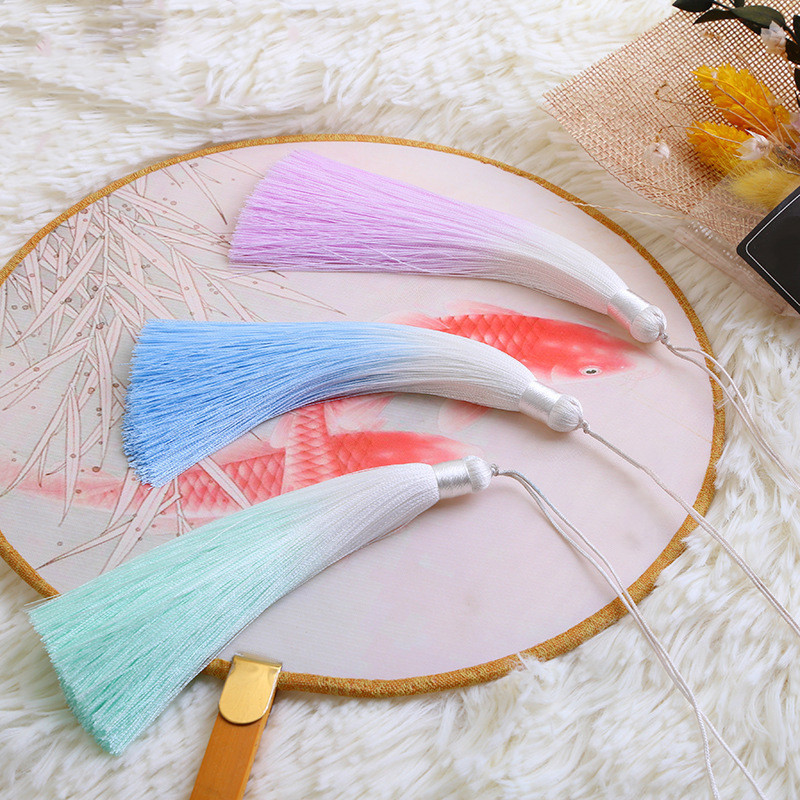 2 KOM/PAKIRANJE Gradijentna rampa s kićankom Lepeza za oznake Privjesak Zavjesa s kićankama Materijal za šivanje odjeće DIY pribor za rukotvorine