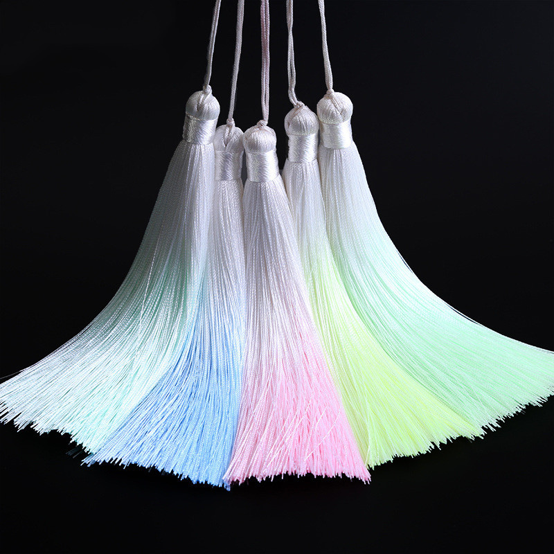 2 KOM/PAKIRANJE Gradijentna rampa s kićankom Lepeza za oznake Privjesak Zavjesa s kićankama Materijal za šivanje odjeće DIY pribor za rukotvorine