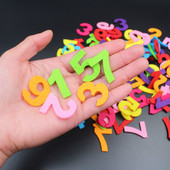 Bērnu alfabēts Agrīna izglītība Ar rokām darināts filcs 50gab Digitālo burtu maisījums Vilna Filca paliktņi Audumi Amatniecība Vārdu mācīšanās ielāpi