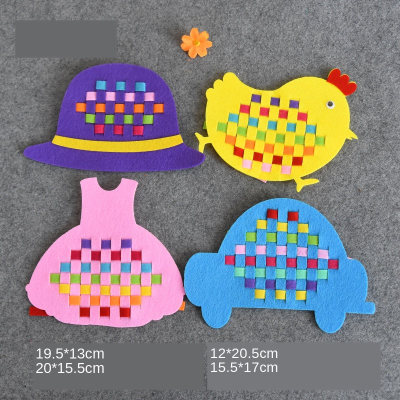 Neaustas Zvaigžņu aušanas Mācību palīglīdzekļi Bērnu Rotaļlieta Ar rokām darināta filcs Amatniecība Bērnudārzs Bērni Agrīna izglītība Ar rokām austas rotaļlietas