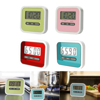 Кухненски таймер Цифров таймер Ръчен будилник за обратно броене Механичен таймер за готвене с LCD екран за готвене Инструменти за печене