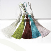 1Gb Pušķu bārkstis Pušķi Apdare šūšanai Aizkari Aksesuāri Atslēgu pušķi mājas dekorēšanai Pušķi Lente