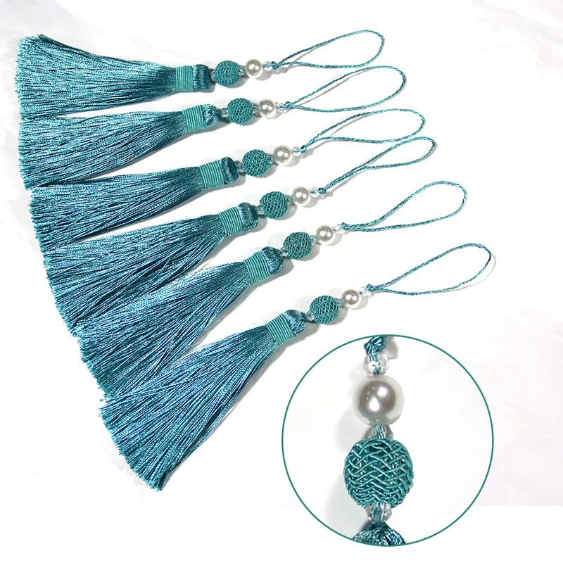 1Gb Pušķu bārkstis Pušķi Apdare šūšanai Aizkari Aksesuāri Atslēgu pušķi mājas dekorēšanai Pušķi Lente