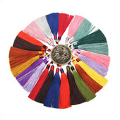 Jauktas krāsas Ķīniešu mezgli Ledus zīda pušķi DIY rotaslietām Mājas aizkaru šūšanas piederumi Automašīnas atslēgu soma kulonu rokdarbu pušķis