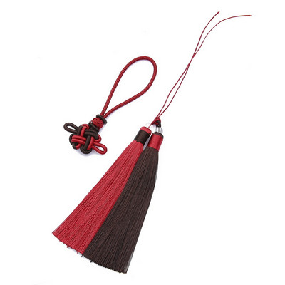 Jauktas krāsas Ķīniešu mezgli Ledus zīda pušķi DIY rotaslietām Mājas aizkaru šūšanas piederumi Automašīnas atslēgu soma kulonu rokdarbu pušķis