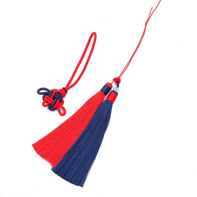 Jauktas krāsas Ķīniešu mezgli Ledus zīda pušķi DIY rotaslietām Mājas aizkaru šūšanas piederumi Automašīnas atslēgu soma kulonu rokdarbu pušķis