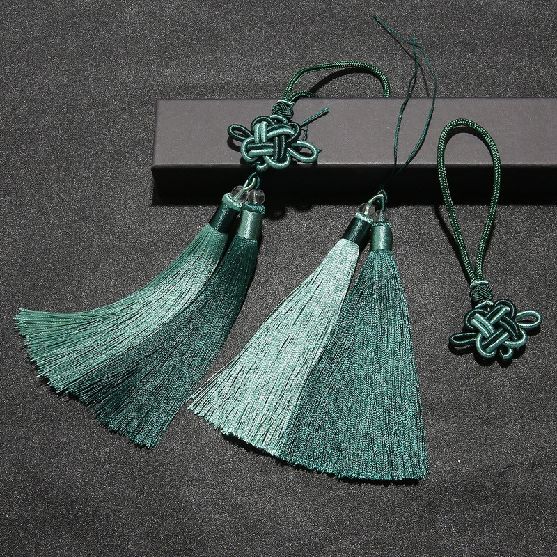 Jauktas krāsas Ķīniešu mezgli Ledus zīda pušķi DIY rotaslietām Mājas aizkaru šūšanas piederumi Automašīnas atslēgu soma kulonu rokdarbu pušķis