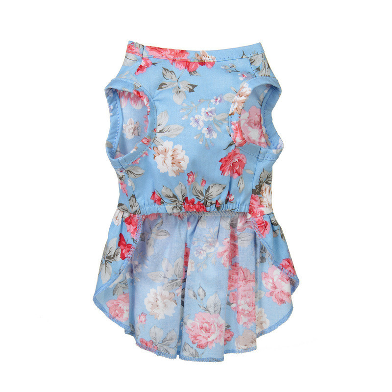 Princešu kleita kucēna svārki suņu kostīmi ziedi suns svārki suņi tutu Cosplay modes piederumi suņiem vasaras mājdzīvnieku apģērbi 2022 Jaunums