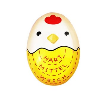 Cartoon Egg Timer Ενδείξεις αλλαγής χρώματος Αυγά μαλακά και σκληρά βρασμένα Θερμόμετρο Κουζίνα Gadget δείχνει πότε τα αυγά είναι χονδρικά