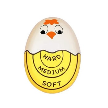 Cartoon Egg Timer Ενδείξεις αλλαγής χρώματος Αυγά μαλακά και σκληρά βρασμένα Θερμόμετρο Κουζίνα Gadget δείχνει πότε τα αυγά είναι χονδρικά