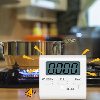 Πολυλειτουργικό Εύκολο στη χρήση Χρονοδιακόπτης κουζίνας LCD Εργαλείο υπενθύμισης αθλητικού συναγερμού Ψηφιακός χρονοδιακόπτης Μίνι Χρονοδιακόπτης μαγειρέματος ψησίματος Gadget κουζίνας