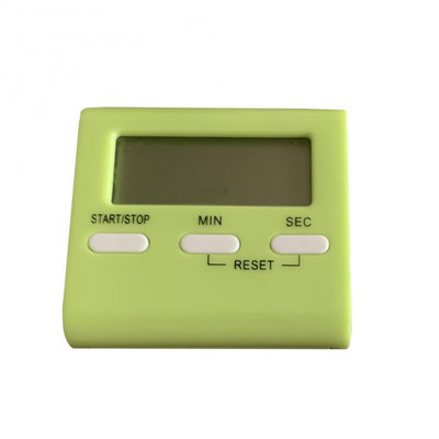 Daudzfunkcionāls viegli lietojams virtuves taimeris LCD sporta trauksmes atgādinājuma rīks Digitālais taimeris Mini gatavošanas cepšanas taimeris Virtuves sīkrīks