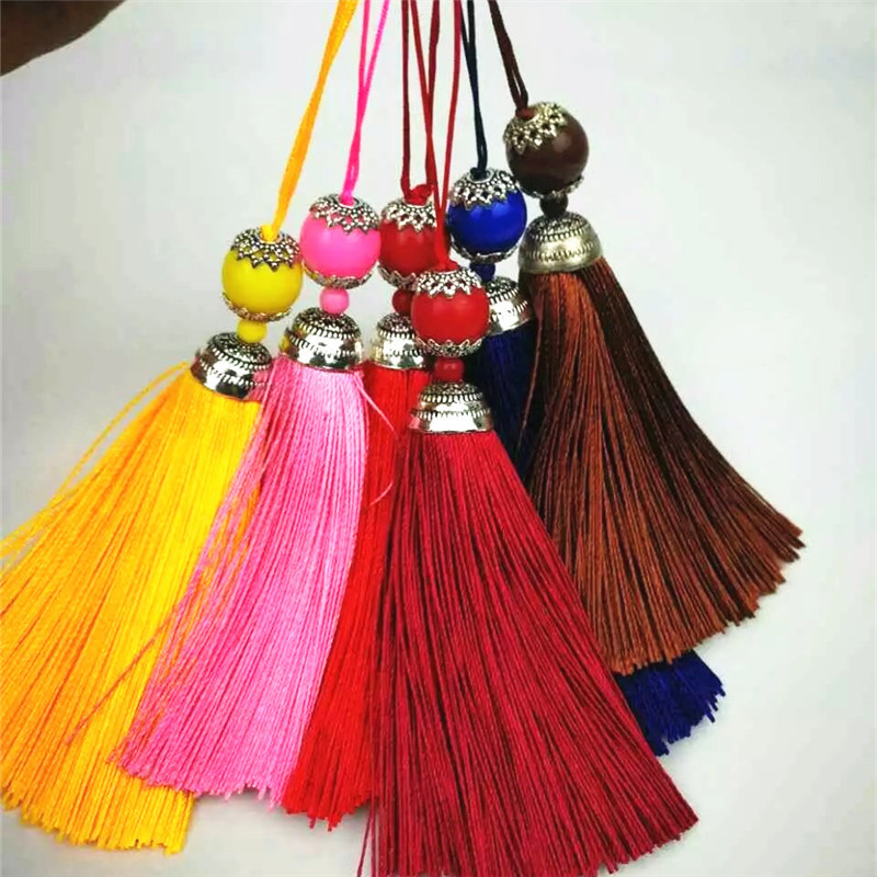 5 buc/lot ciucuri franjuri perie ciucuri cu ciucuri cu margele pandantiv pentru cusut perdele Accesorii bijuterii DIY Decor nunta