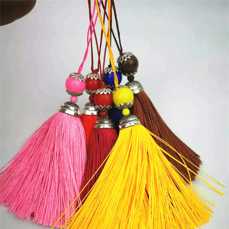 5 buc/lot ciucuri franjuri perie ciucuri cu ciucuri cu margele pandantiv pentru cusut perdele Accesorii bijuterii DIY Decor nunta