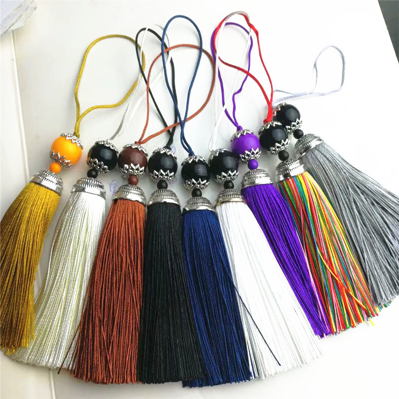 5 buc/lot ciucuri franjuri perie ciucuri cu ciucuri cu margele pandantiv pentru cusut perdele Accesorii bijuterii DIY Decor nunta