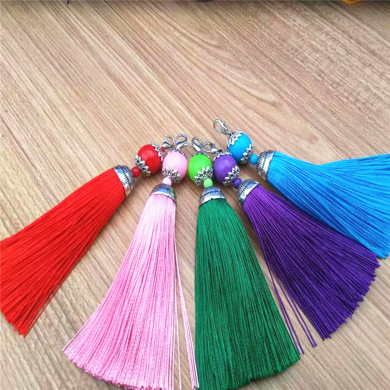 5 buc/lot ciucuri franjuri perie ciucuri cu ciucuri cu margele pandantiv pentru cusut perdele Accesorii bijuterii DIY Decor nunta