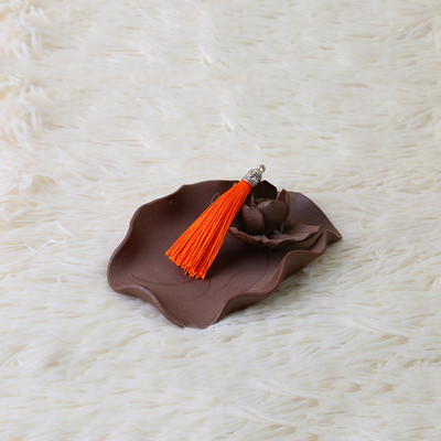 50Gb Metāla vāciņš Poliestera Pušķi Bārkstis DIY Amatniecības materiāli Apdares Aizkars Salokāms Ventilators Kulons Auskari Ornaments Dekora piederumi