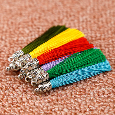 50Gb Metāla vāciņš Poliestera Pušķi Bārkstis DIY Amatniecības materiāli Apdares Aizkars Salokāms Ventilators Kulons Auskari Ornaments Dekora piederumi