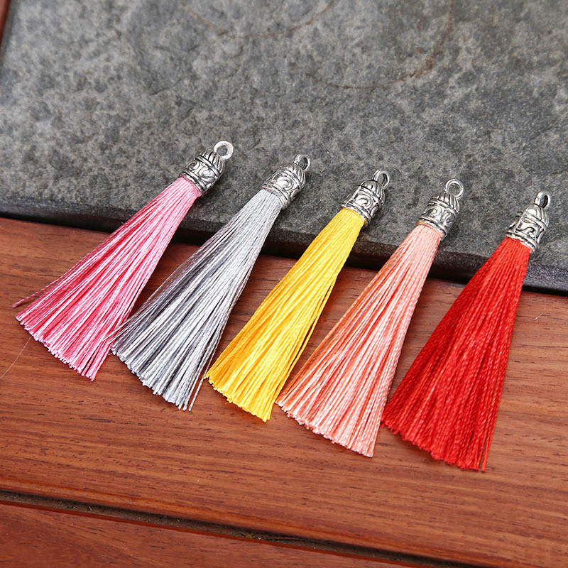 50Gb Metāla vāciņš Poliestera Pušķi Bārkstis DIY Amatniecības materiāli Apdares Aizkars Salokāms Ventilators Kulons Auskari Ornaments Dekora piederumi