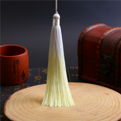 Poliestera zīda pušķis bārkstis Apdare 13cm garš pušķis kāzu mājas dekorēšanai DIY šūšanas aizkari Aksesuāri