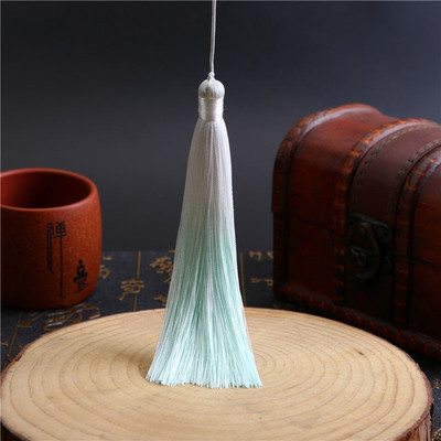 Poliestera zīda pušķis bārkstis Apdare 13cm garš pušķis kāzu mājas dekorēšanai DIY šūšanas aizkari Aksesuāri