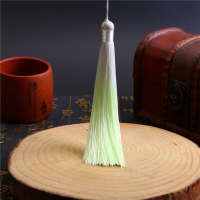 Poliestera zīda pušķis bārkstis Apdare 13cm garš pušķis kāzu mājas dekorēšanai DIY šūšanas aizkari Aksesuāri