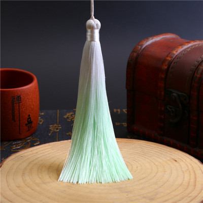 Poliestera zīda pušķis bārkstis Apdare 13cm garš pušķis kāzu mājas dekorēšanai DIY šūšanas aizkari Aksesuāri