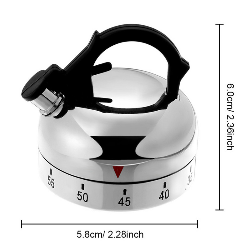 Virtuvės laikmatis Specialus buitinis 60 minučių Mechaninis laikmatis Virtuvės gaminimas Kepimas Atgalinės atskaitos priminimas Laiko tvarkyklės įrankis