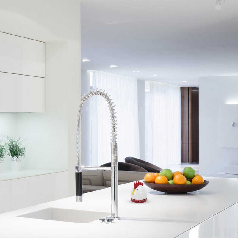 Taimeris Virtuve Gatavošana Atpakaļskaitīšana Cepšanas Atgādinājums Modinātājs Mehāniskais Pulkstenis Vistas Rotējoša minūte Dzīvnieks Digitāli Uz augšu Elektroniska