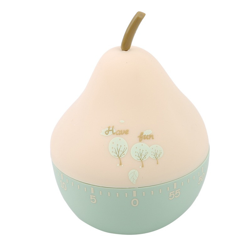 Izturīgs 1–60 min bumbieru kukurūzas taimeris virtuves mehāniskais taimeris burkāna formas atpakaļskaitīšanas taimeris atgādinājuma modinātājs gatavošanas ierīcēm