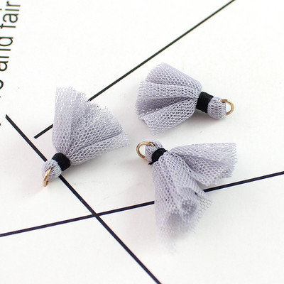 10Gb/Pack 25MM Mini Color Network Marle Pušķi Auskari Rotaslietas Kulons Apģērba Dekorācijas Aksesuāri Materiāls DIY Amatniecības piederumi