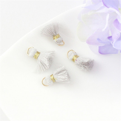 10Gb/Pack 12MM Mini Color Kokvilnas Pušķi Auskari Rotaslietas Kulons Apģērba Dekorācijas Piederumi Materiāli DIY Amatniecības piederumi