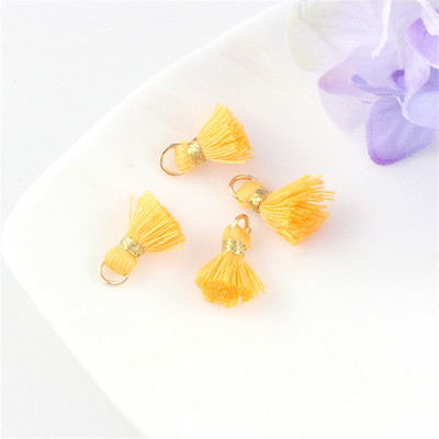 10Gb/Pack 12MM Mini Color Kokvilnas Pušķi Auskari Rotaslietas Kulons Apģērba Dekorācijas Piederumi Materiāli DIY Amatniecības piederumi