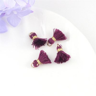 10Gb/Pack 12MM Mini Color Kokvilnas Pušķi Auskari Rotaslietas Kulons Apģērba Dekorācijas Piederumi Materiāli DIY Amatniecības piederumi