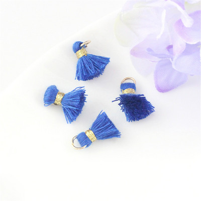 10Gb/Pack 12MM Mini Color Kokvilnas Pušķi Auskari Rotaslietas Kulons Apģērba Dekorācijas Piederumi Materiāli DIY Amatniecības piederumi