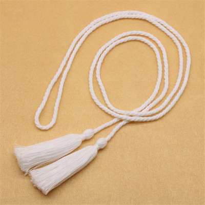 2 ΤΕΜ/Συσκευασία οικιακής κουρτίνας με φούντα ράψιμο Διακοσμητικά Υλικά DIY Craft Supplies Κρεμαστό κρεμαστό σχοινί διπλής μπάλας