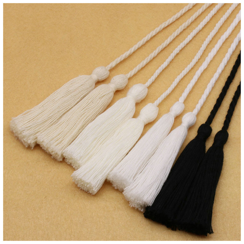 2 ΤΕΜ/Συσκευασία οικιακής κουρτίνας με φούντα ράψιμο Διακοσμητικά Υλικά DIY Craft Supplies Κρεμαστό κρεμαστό σχοινί διπλής μπάλας