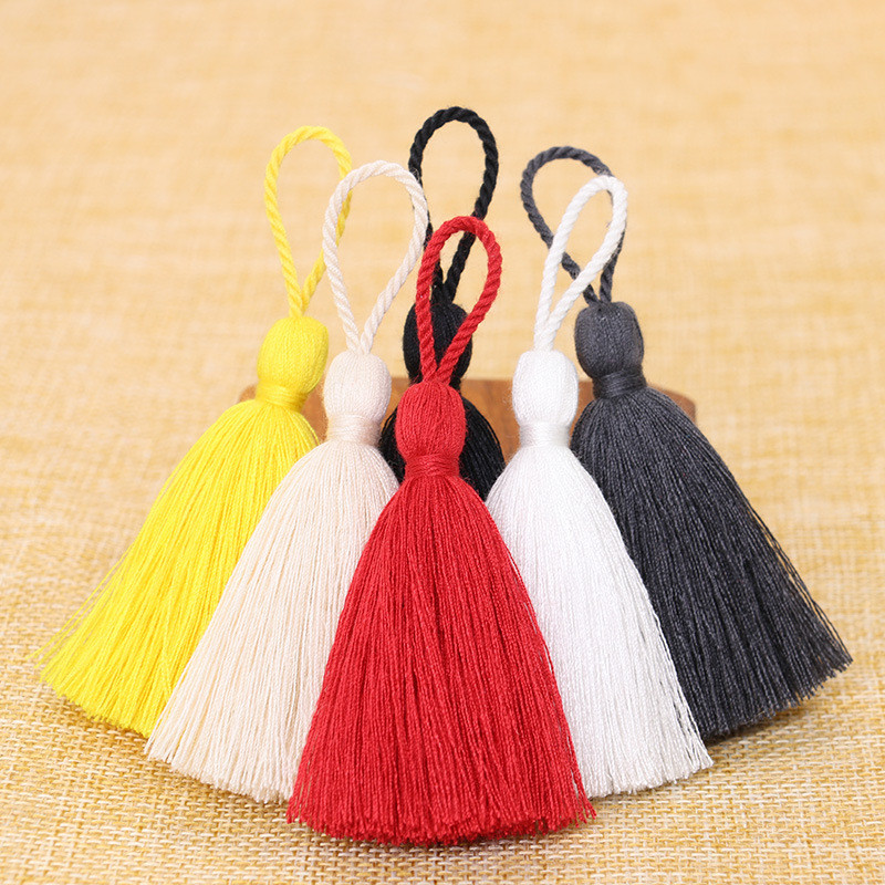 10Gb poliestera kokvilnas piekaramie pušķi Bārkstis Apdare Mājas aizkars Apģērbs Dekoratīvie Aksesuāri DIY Crafts Kulonu pušķis 9CM