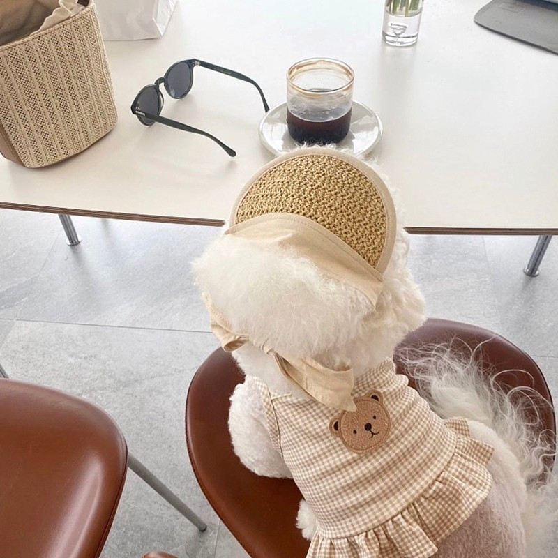 Jauks lācis Mājdzīvnieki Suņi Kaķi Apģērbs Vasaras Plānas Suņiem Kleita Svārki Princesēm Suņiem Pārim Apģērbs Čivavas Jorkšīras kucēns Perro