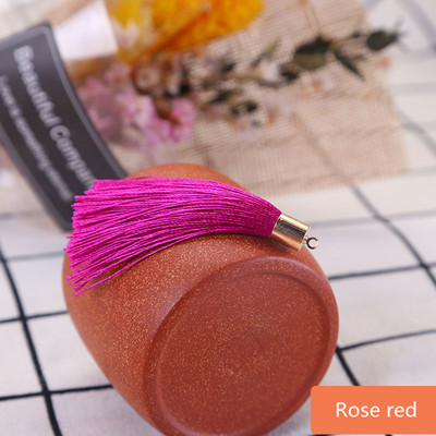 10-30Gb Metāla vāciņš Zīda pušķis Apdare Bārkstis DIY Auskari Atslēgu piekariņi Juvelierizstrādājumi Dekoratīvie aksesuāri Aizkaru kuloni Amatniecības pušķi