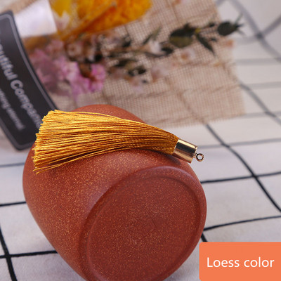 10-30Gb Metāla vāciņš Zīda pušķis Apdare Bārkstis DIY Auskari Atslēgu piekariņi Juvelierizstrādājumi Dekoratīvie aksesuāri Aizkaru kuloni Amatniecības pušķi