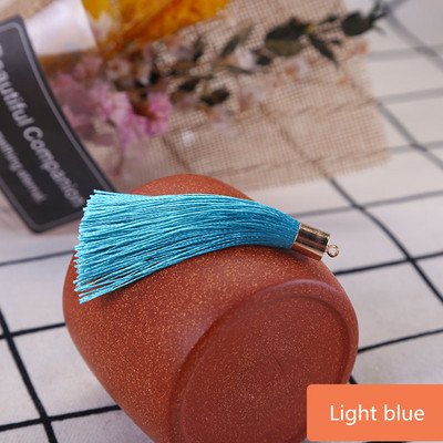 10-30Gb Metāla vāciņš Zīda pušķis Apdare Bārkstis DIY Auskari Atslēgu piekariņi Juvelierizstrādājumi Dekoratīvie aksesuāri Aizkaru kuloni Amatniecības pušķi