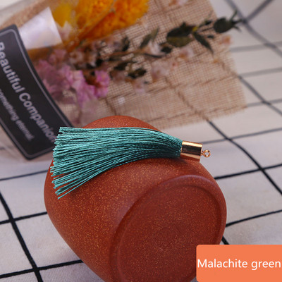 10-30Gb Metāla vāciņš Zīda pušķis Apdare Bārkstis DIY Auskari Atslēgu piekariņi Juvelierizstrādājumi Dekoratīvie aksesuāri Aizkaru kuloni Amatniecības pušķi